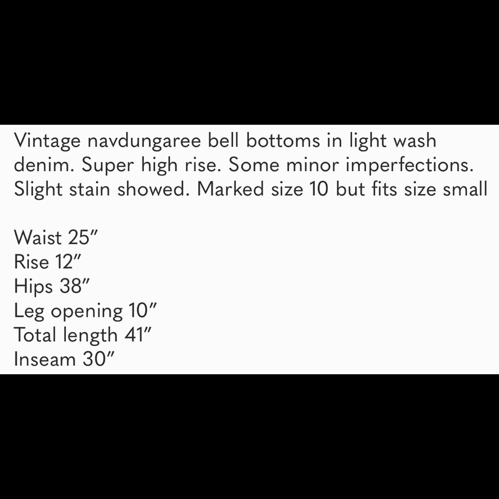Vintage High Waisted Bell Bottoms Gem